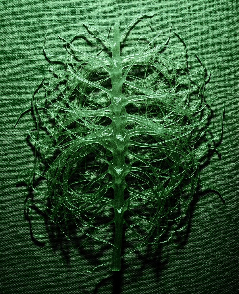 Botanical root structure detail